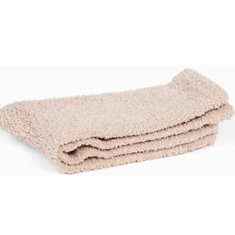 Ultra-Luxe Cloud Socks Warm and Fuzzy Super Soft Luxurious Fabric tan.